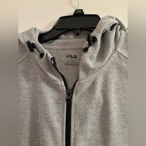 Fila Jacket Sportswear Size large Long sleeve Grey